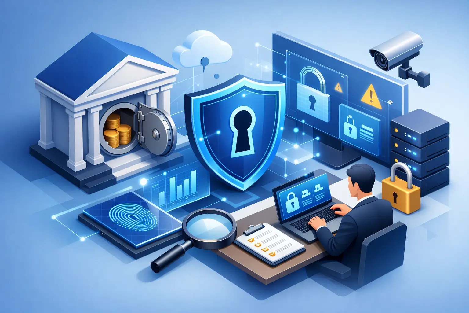 Cómo auditar ciberseguridad bancaria