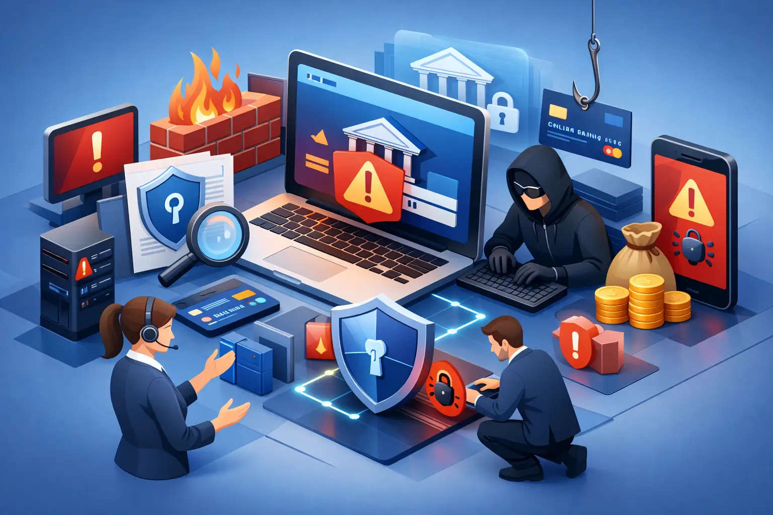 Cómo responder incidentes ciber bancarios