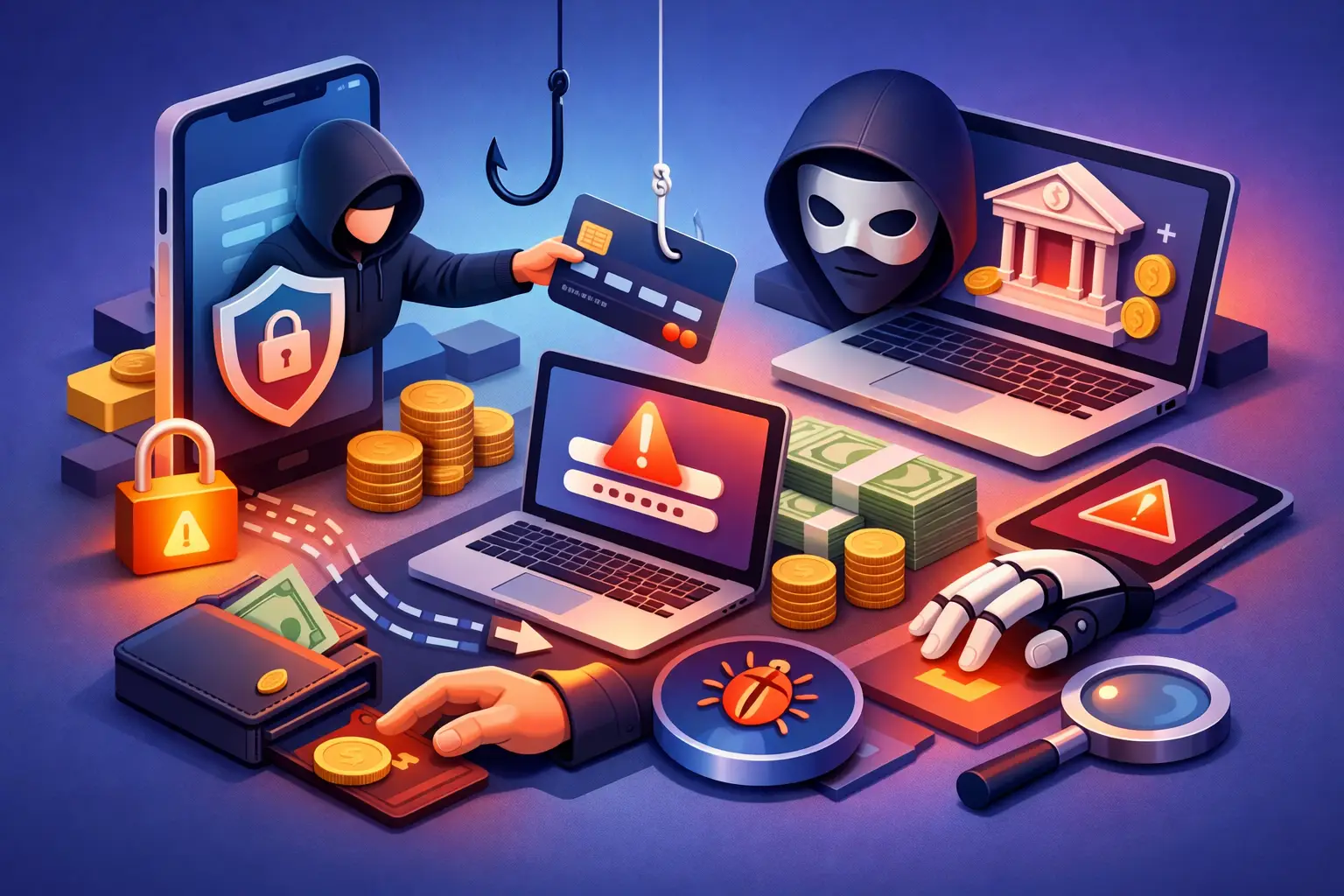 Nuevas tácticas de fraude en banca digital