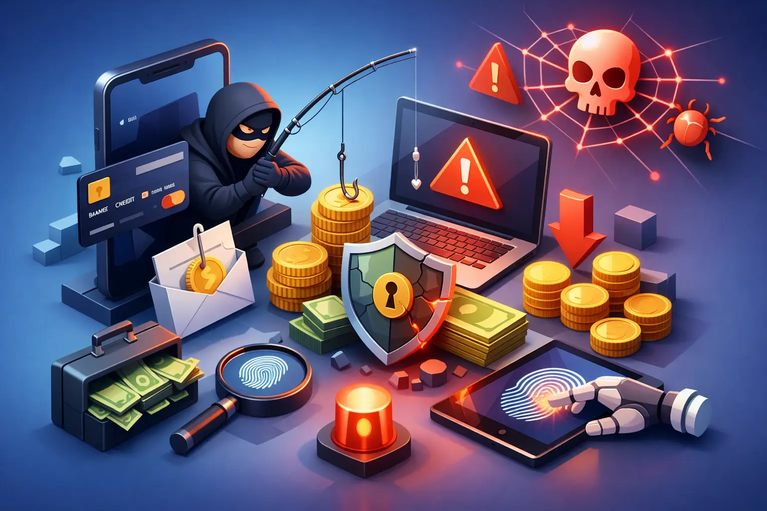 Tendencias de fraude cibernético financiero