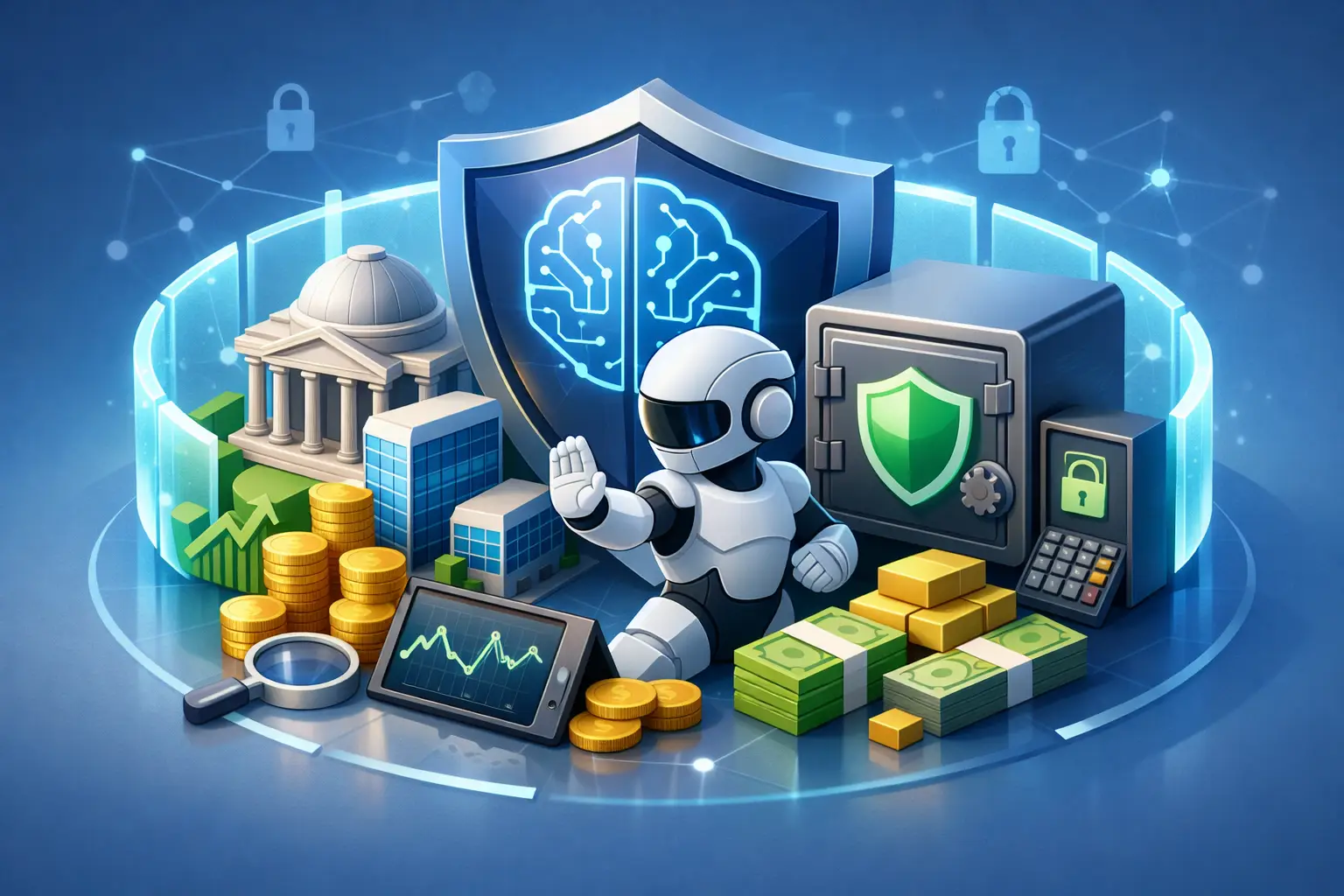 IA defensiva financiera para proteger entidades