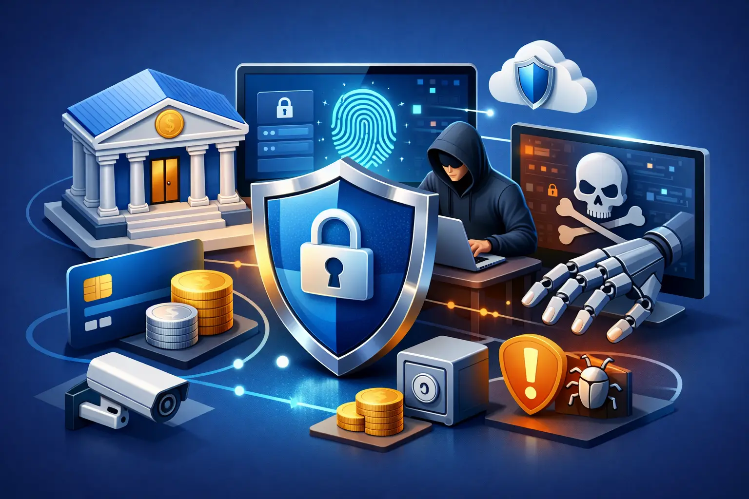Seguridad bancaria ante fraude y ciberataques